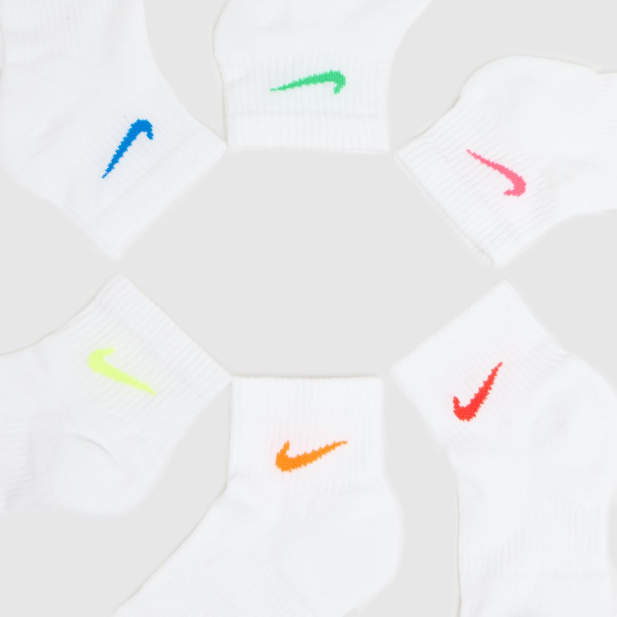 Nike Everyday Ankle Socks 6 PK in Multi Nike Everyday Ankle Socks 6 PK 1
