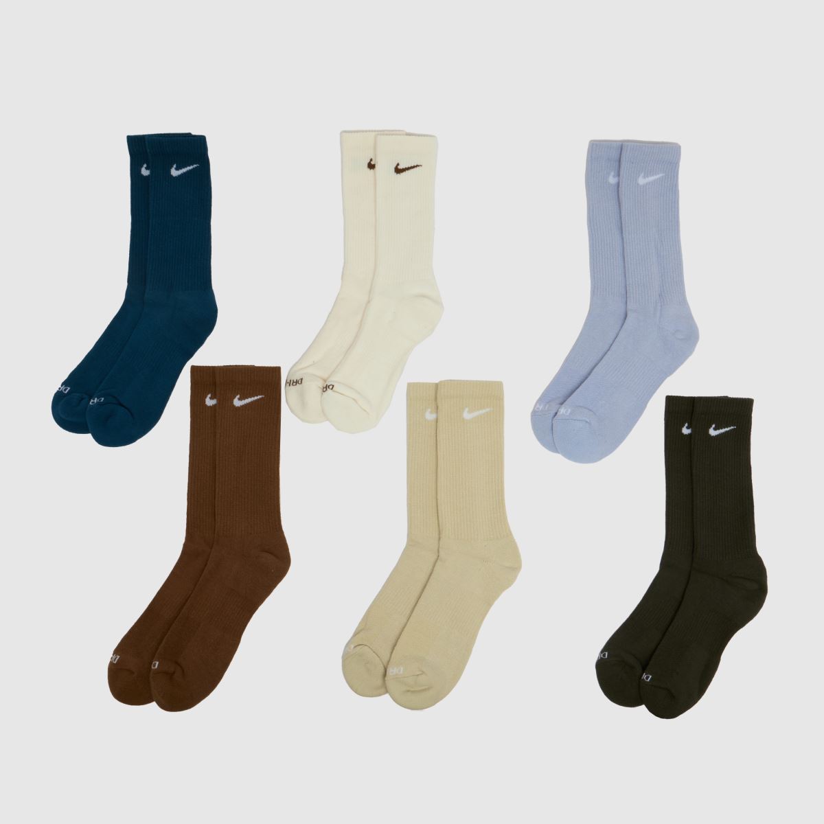 Nike Everyday Plus Crew Socks 6 PK 