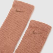 Nike Cozy Crew Sock 2 PK in Off-White Multi Nike Cozy Crew Sock 2 PK,2 of 4