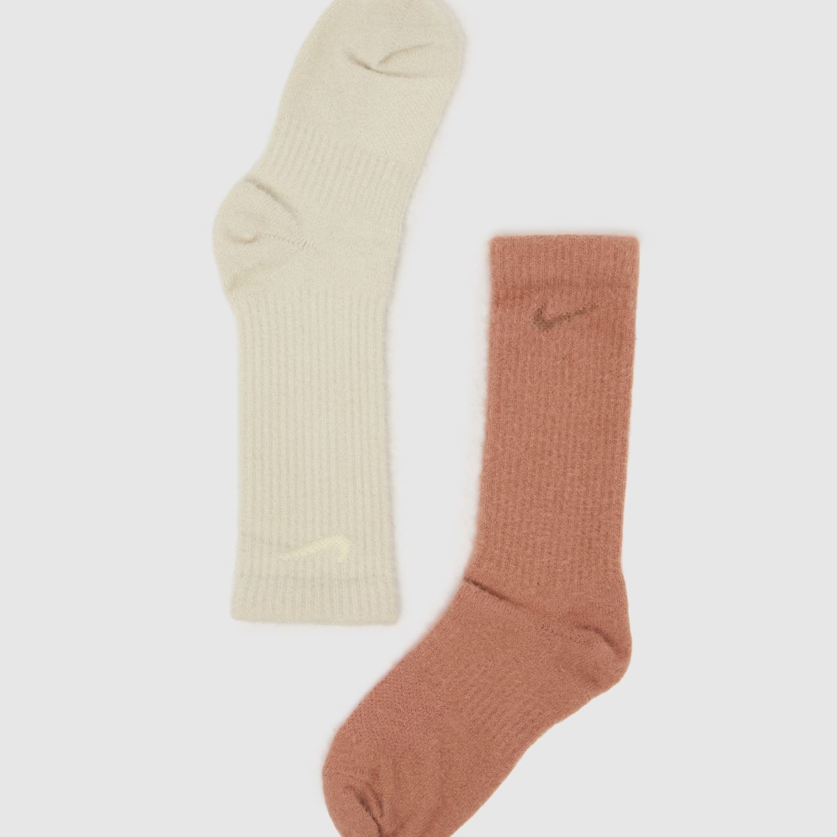Nike Cozy Crew Sock 2 PK in Off-White Multi Nike Cozy Crew Sock 2 PK 4