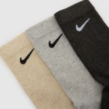 Nike Everyday Crew Socks 6 Pack in Multi Nike Everyday Crew Socks 6 Pack,2 of 4