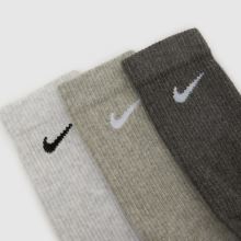 Nike Everyday Crew Socks 6 Pack in Multi Nike Everyday Crew Socks 6 Pack,3 of 4