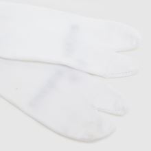 Nike Split Toe Ankle Socks in White & Black Nike Split Toe Ankle Socks,2 of 4