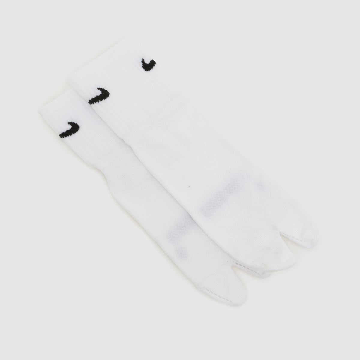 Nike Split Toe Ankle Socks in White & Black Nike Split Toe Ankle Socks 7