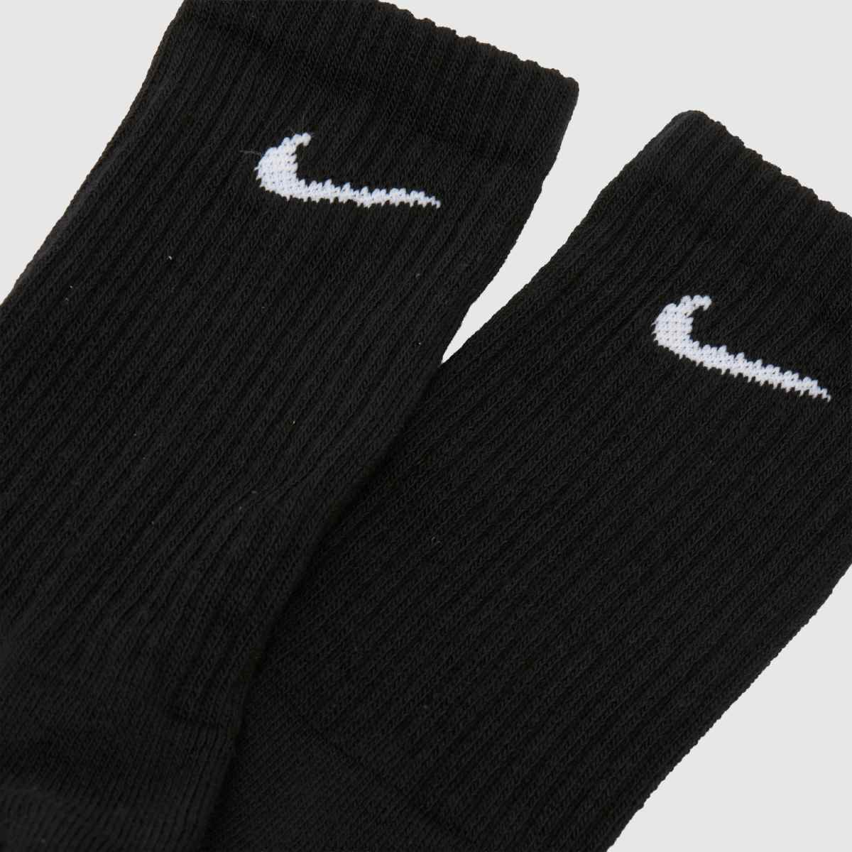 Nike Everyday Crew Socks 6PK in Black Multi Nike Everyday Crew Socks 6PK 4