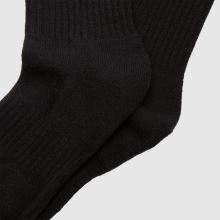 Nike Schwarz-weiß Crew Socks 3pk Nike Crew Socks 3PK,3 von 4