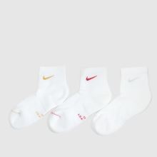 Nike Metallic Ankle Socks 3pk,1 of 4