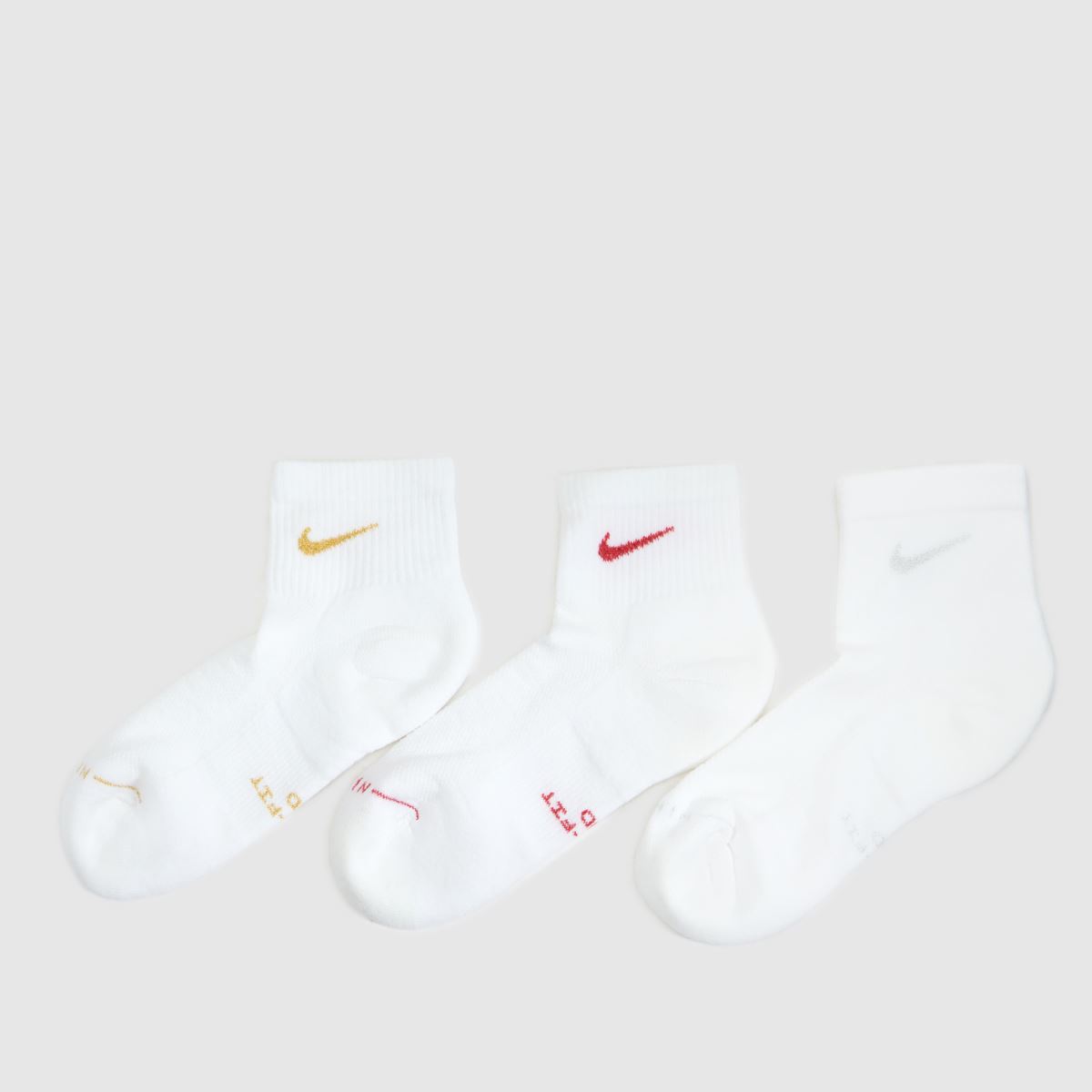 Nike Metallic Ankle Socks 3pk 