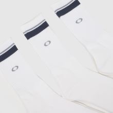Oakley Essential Crew Sock 3PK in White Oakley Essential Crew Sock 3PK,2 of 4