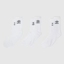 UMBRO Sports Crew Sock 3 Pack,1 of 4