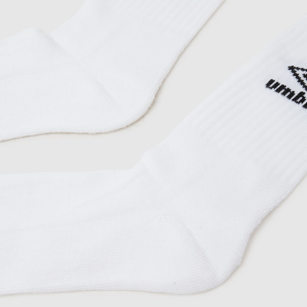 UMBRO Sports Crew Sock 3 Pack in White & Black UMBRO Sports Crew Sock 3 Pack 4