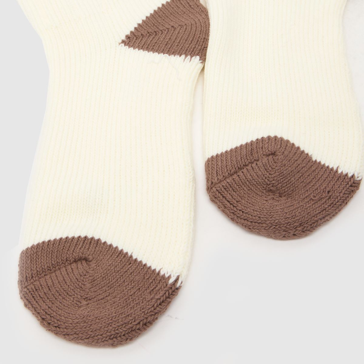 New Balance Chunky Knit Ankle Sck 3 Pk in Beige Multi New Balance Chunky Knit Ankle Sck 3 Pk 1