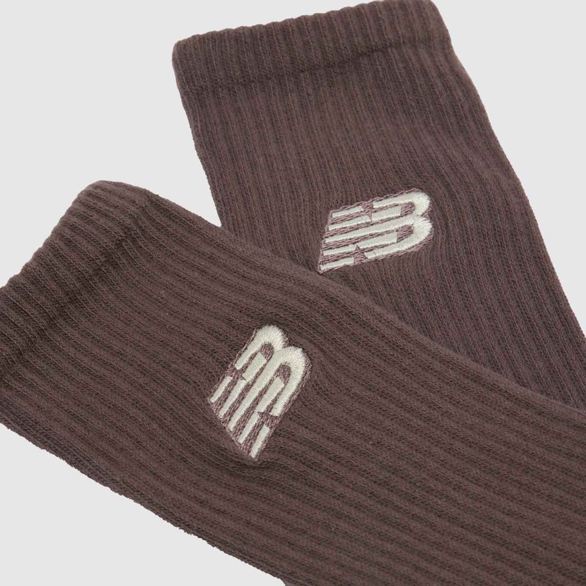 New Balance Midcalf Logo Socks 3 Pack in Multi New Balance Midcalf Logo Socks 3 Pack 4