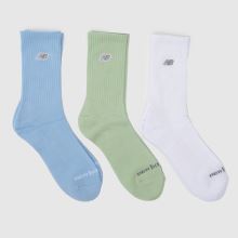 New Balance Mid Calf Logo 3PK,1 of 4