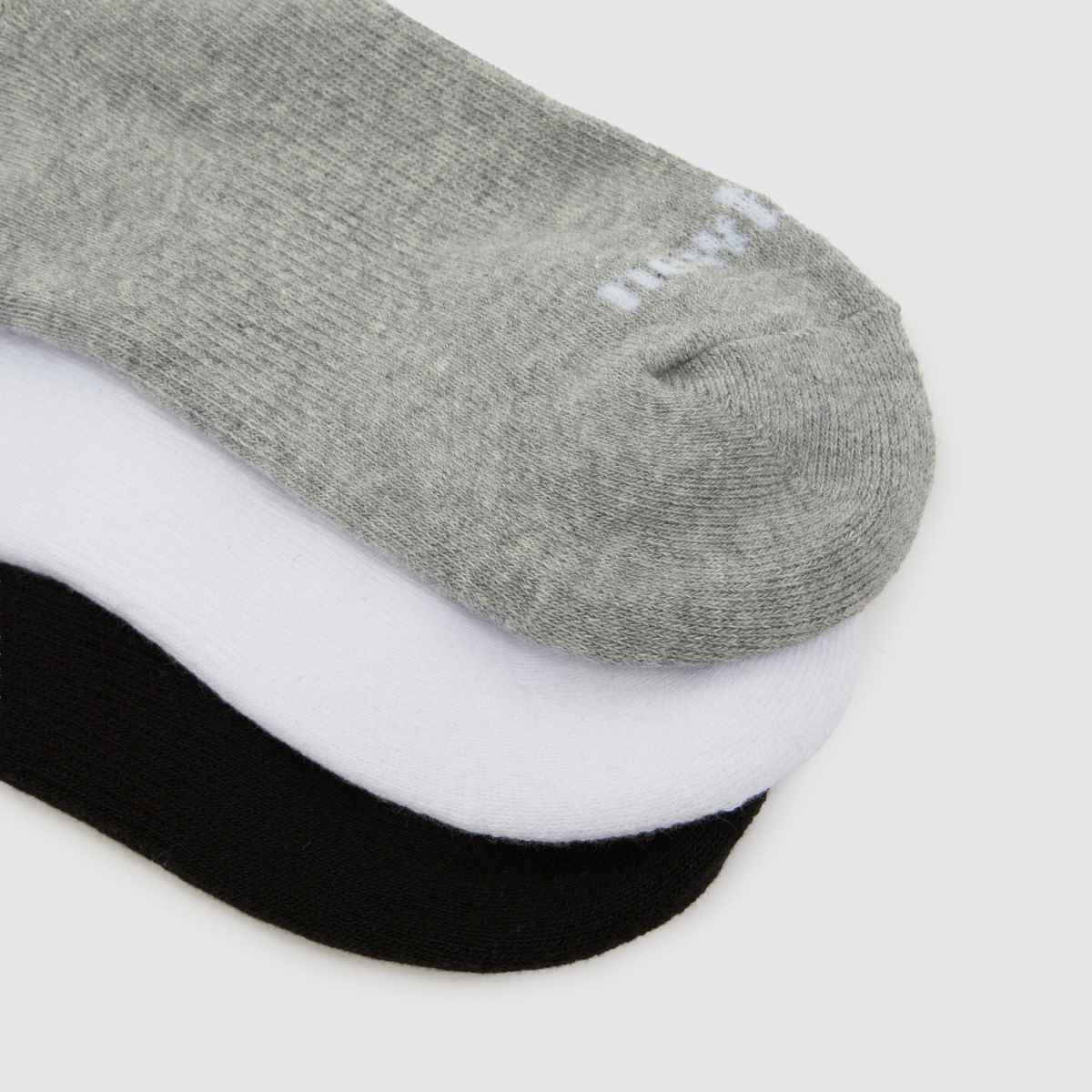 New Balance Patch Logo Ankle Sock 3PK in Multi New Balance Patch Logo Ankle Sock 3PK 4