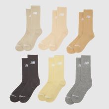 New Balance Everyday Crew Sock 6 PK,1 of 4