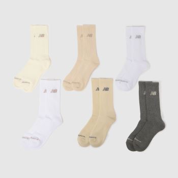 New Balance Multi Everyday Crew Sock 6 PK Socks