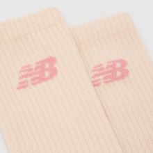 New Balance Everyday Midcalf Socks 3PK in Pink Multi New Balance Everyday Midcalf Socks 3PK,2 of 4