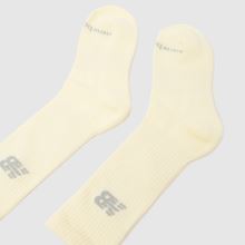 New Balance Everyday Crew Socks 3 Pack in Beige Multi New Balance Everyday Crew Socks 3 Pack,4 of 4
