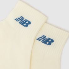 New Balance Everyday Ankle Socks 3 PK in Off-White Multi New Balance Everyday Ankle Socks 3 PK,3 of 4