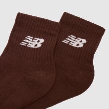 New Balance Everyday Ankle Socks 3PK in Pink Multi New Balance Everyday Ankle Socks 3PK,3 of 4