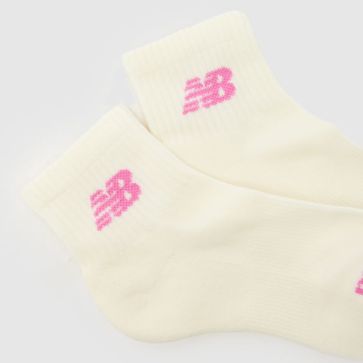 New Balance Ankle Knit Logo Socks 3PK in Multi New Balance Ankle Knit Logo Socks 3PK 4