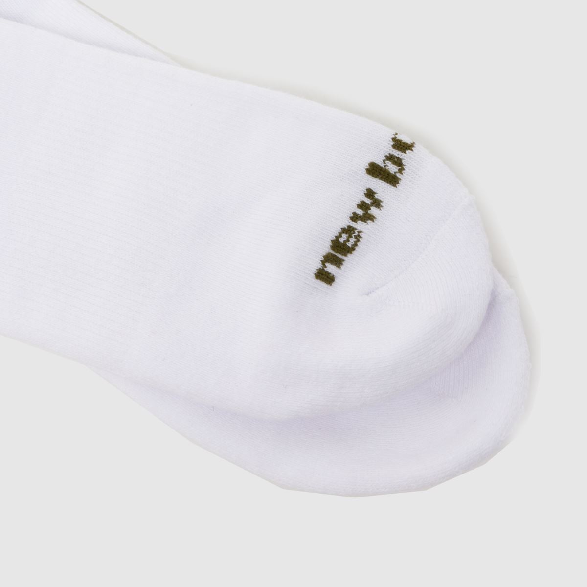 New Balance Mid Calf Embroidered Socks 6PK in White Multi New Balance Mid Calf Embroidered Socks 6PK 7