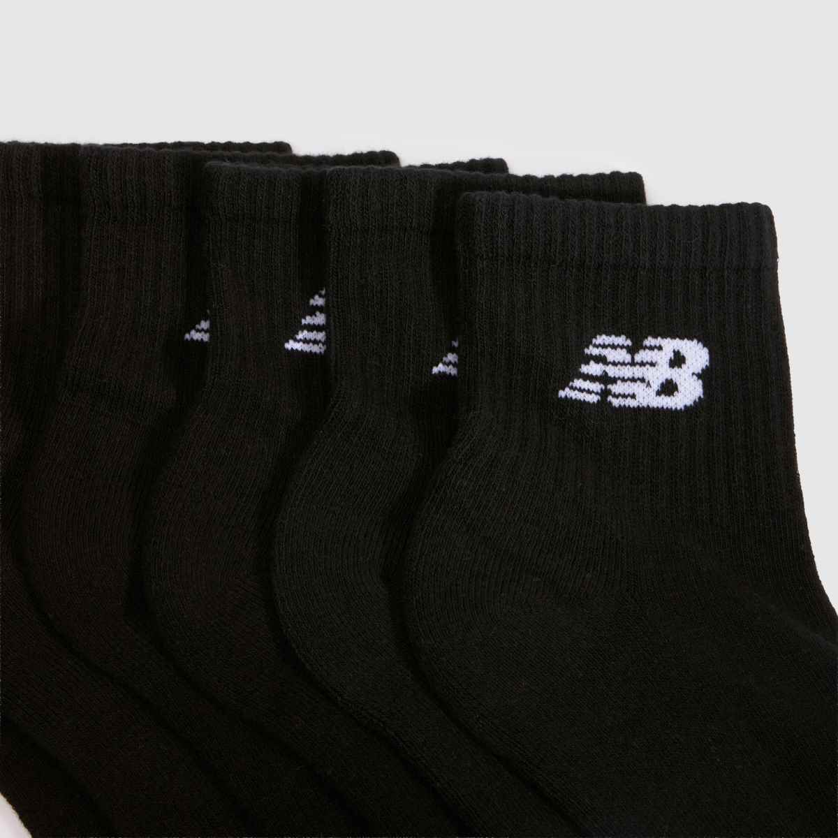 New Balance Ankle Socks 6 Pack in Black New Balance Ankle Socks 6 Pack 1