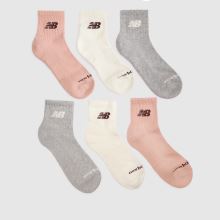 New Balance Ankle Socks 6 Pack,1 of 4