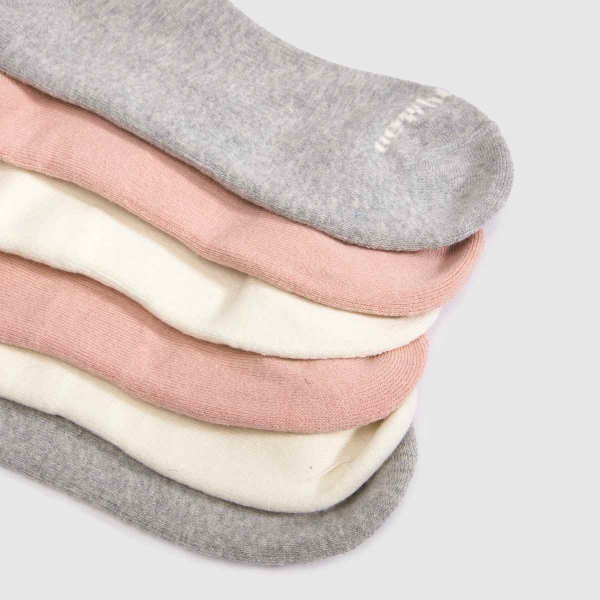 New Balance Ankle Socks 6 Pack in Pink Multi New Balance Ankle Socks 6 Pack 4