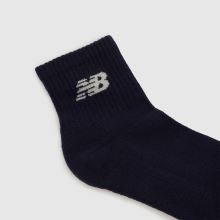New Balance Ankle Socks 3 Pack in Navy Multi New Balance Ankle Socks 3 Pack,4 of 4