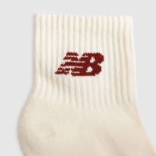 New Balance Ankle Socks 3 Pack in Beige New Balance Ankle Socks 3 Pack,4 of 4