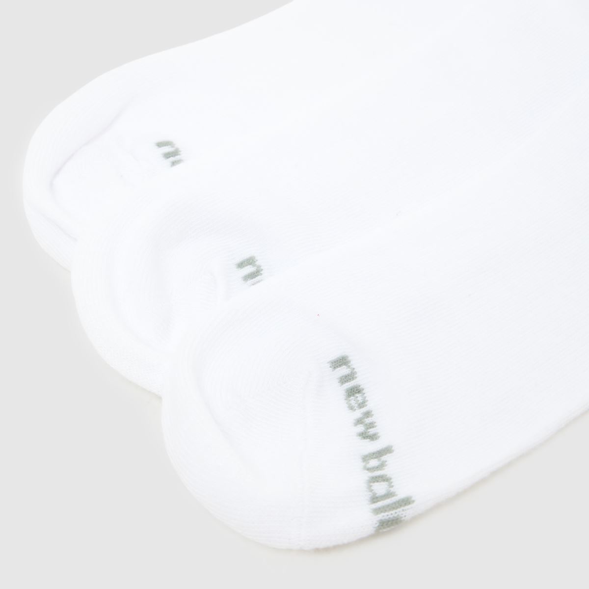 New Balance Performance No Show Socks 3Pk in White new balance New Balance Performance No Show Socks 3Pk in White 1