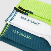 New Balance Performance Crew Sock 3 PK in Multi New Balance Performance Crew Sock 3 PK,2 of 4