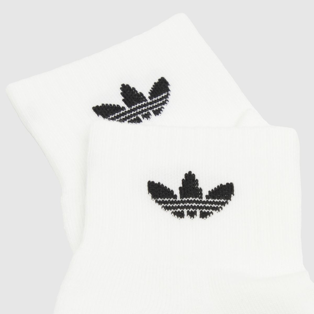 adidas Originals Ankle Sock 6 Pack in White & Black adidas Originals Ankle Sock 6 Pack 4