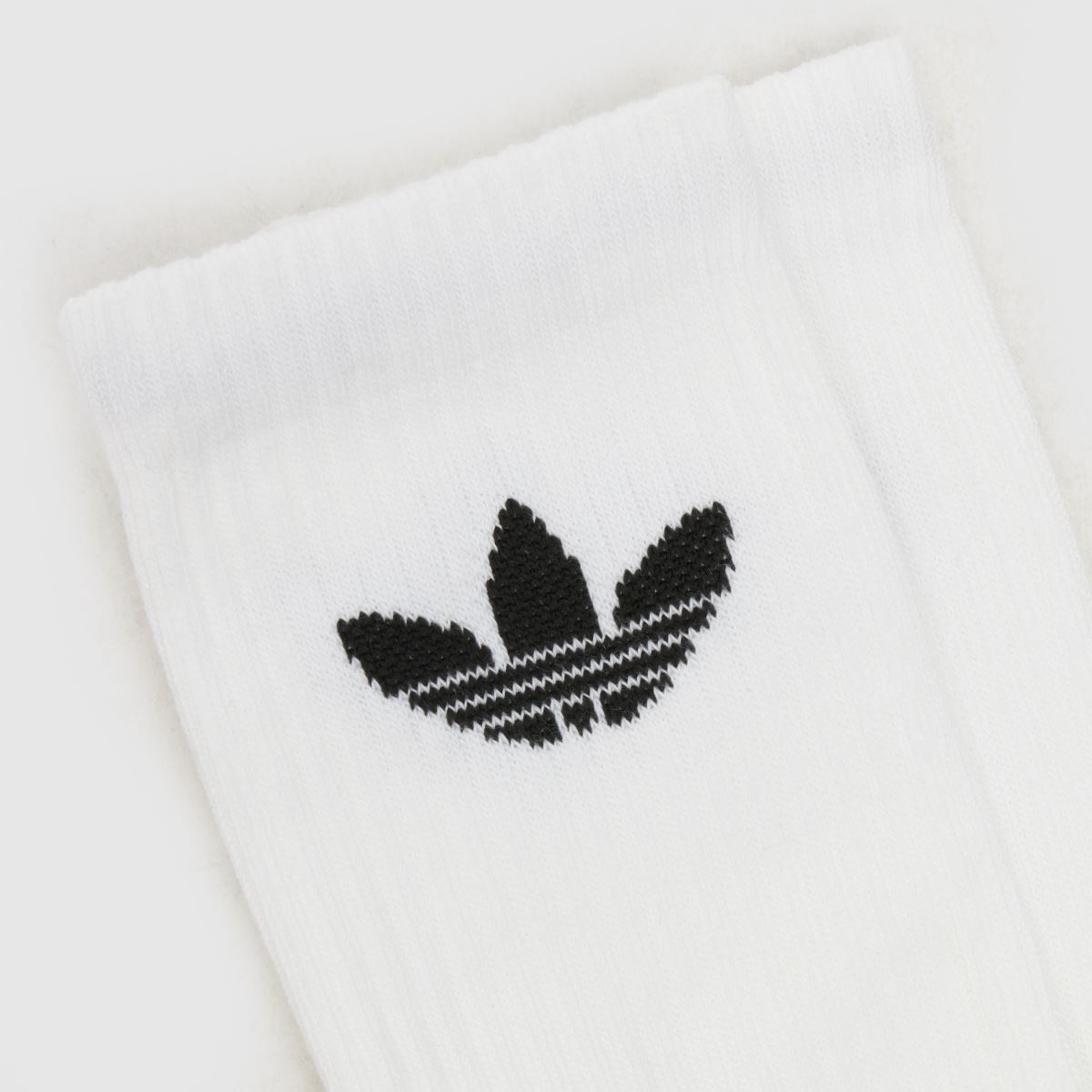 adidas Weiß-schwarz Originals Crew Sock 6 Pk adidas Originals Crew Sock 6 Pk 4
