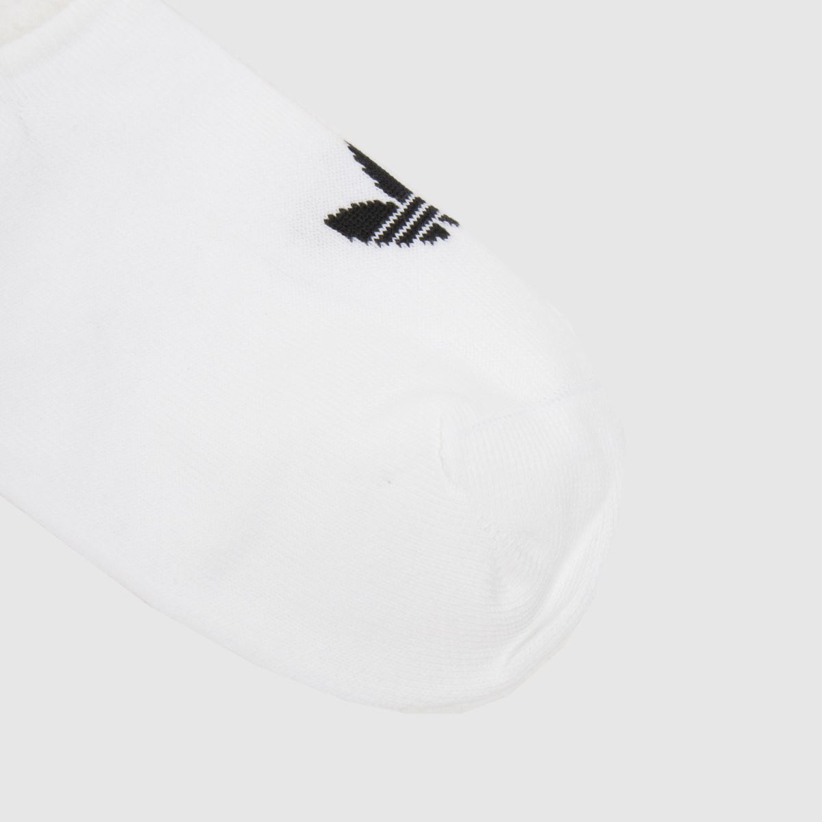 adidas Low Cut Sock 3 Pack in White & Black adidas Low Cut Sock 3 Pack 7