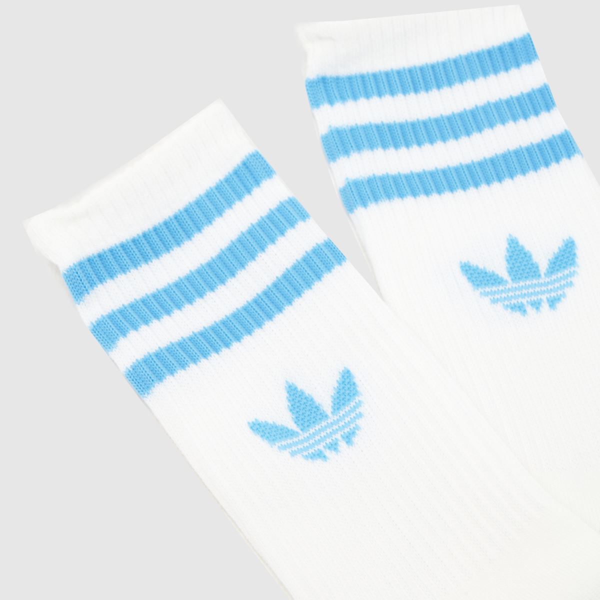 adidas Stripe Crew Socks 3PK in Navy Multi adidas Stripe Crew Socks 3PK 4