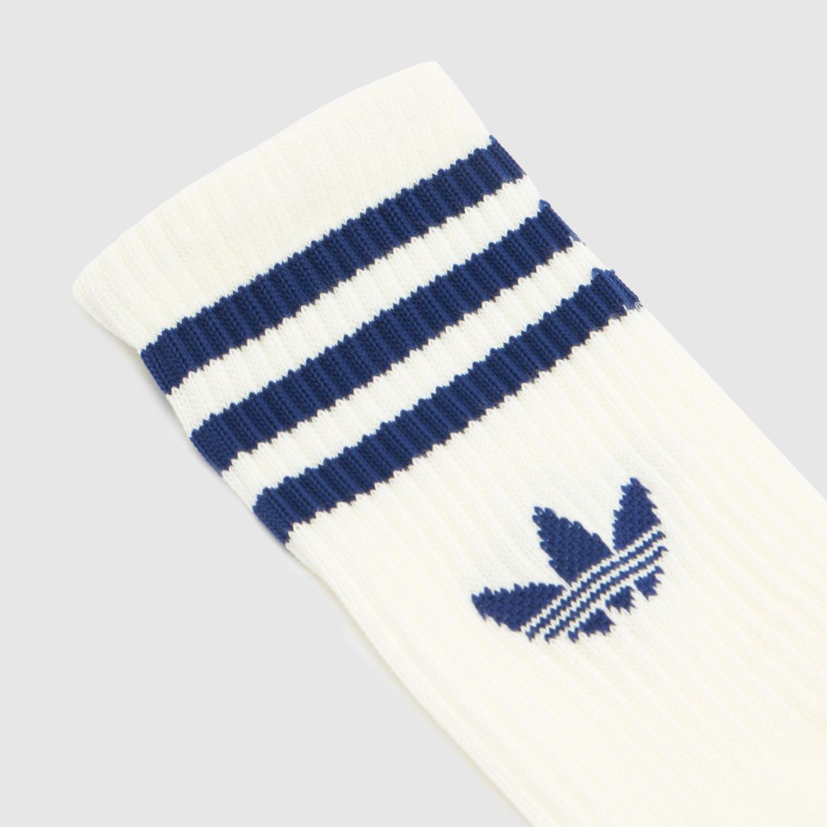 adidas Stripe Crew Sock 3PK in Blue Multi adidas Stripe Crew Sock 3PK 7