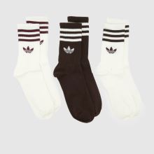 adidas Stripe Crew Socks 3 Pack,1 von 4