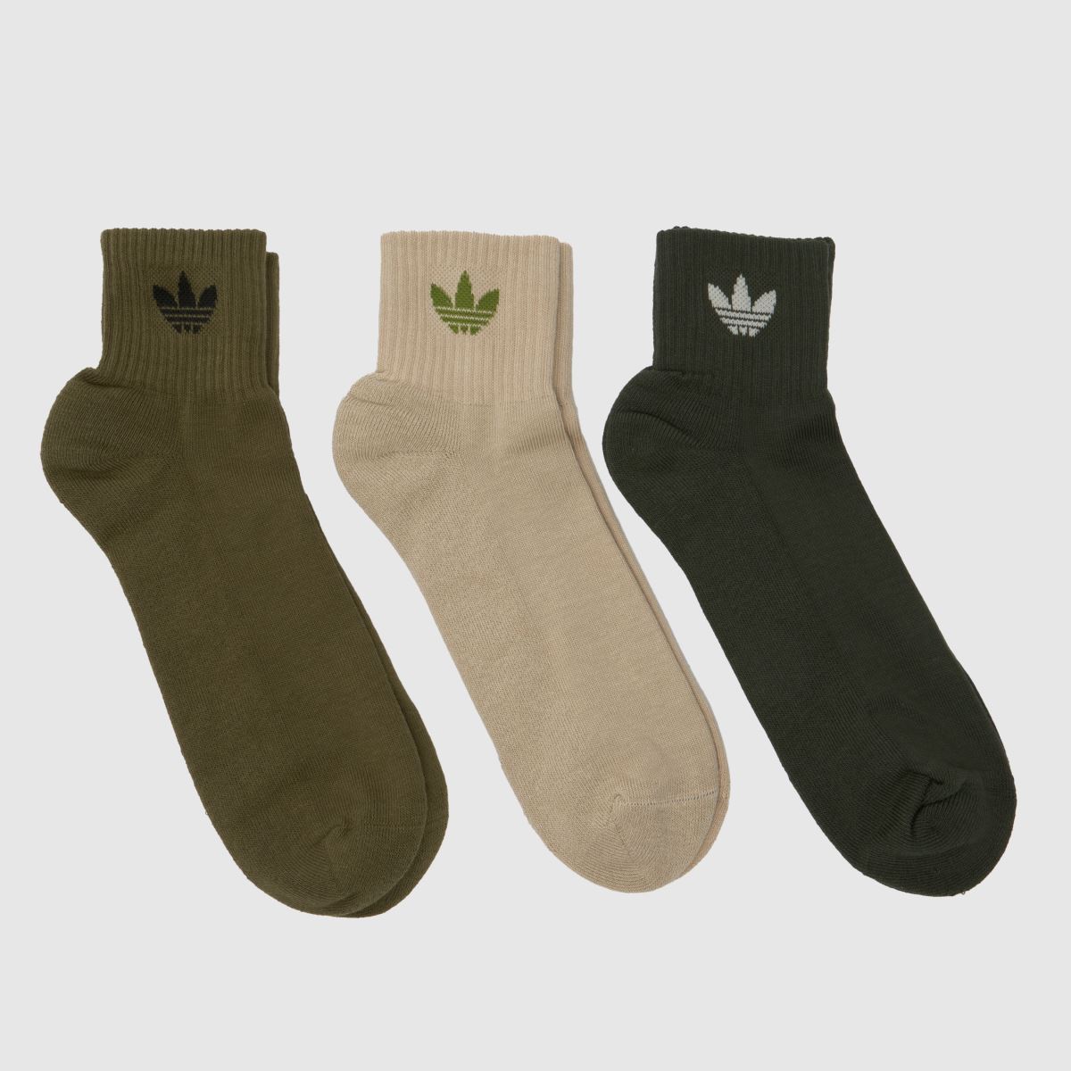 adidas Originals Mid Ankle Socks 3 PK 