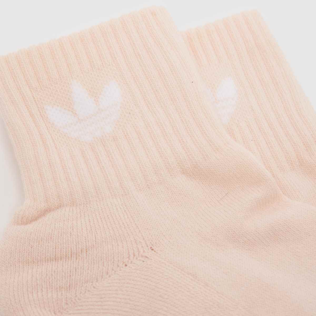 adidas Mid Ankle Sock 6 PK in Beige Multi adidas Mid Ankle Sock 6 PK 1