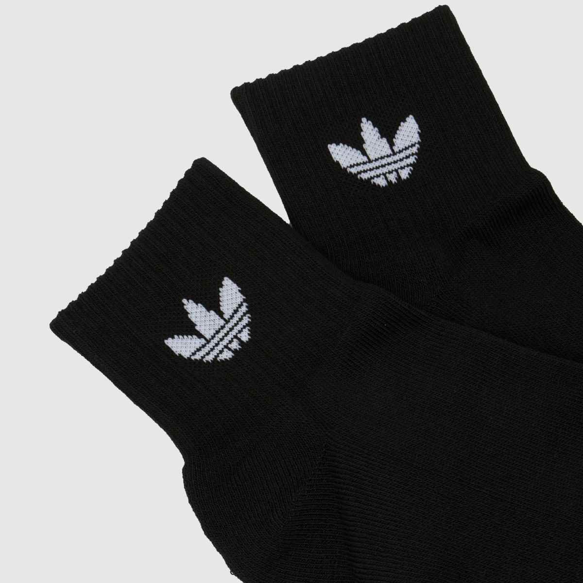 adidas Originals Mid Ankle Sock 6 PK in Black adidas Originals Mid Ankle Sock 6 PK 4