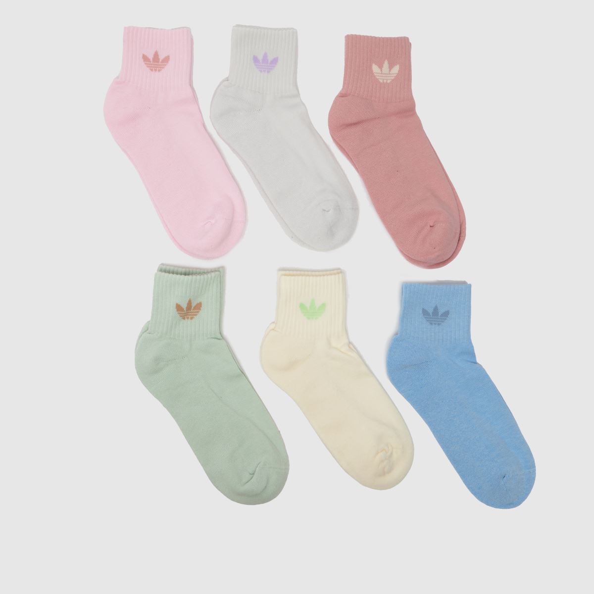 adidas Originals Mid Ankle Sock 6 PK 