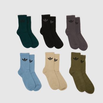 adidas Multi TR Crew Socks 6 Pack Socks
