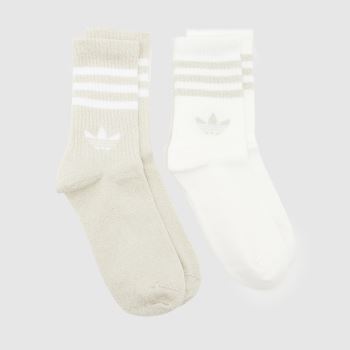 adidas Stone Multi Glitter Crew Socks 2PK Socks