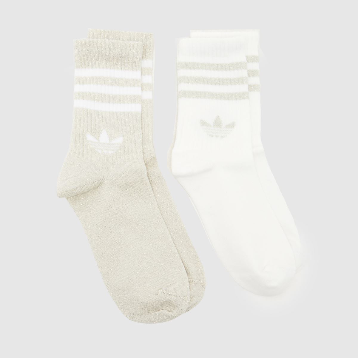 adidas Stone Multi Glitter Crew Socks 2PK