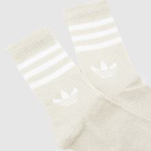 adidas Glitter Crew Socks 2PK in Stone Multi adidas Glitter Crew Socks 2PK,3 of 4