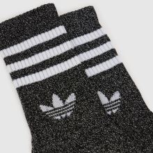 adidas Glitter Crew Sock 2PK in Multi adidas Glitter Crew Sock 2PK,2 of 4