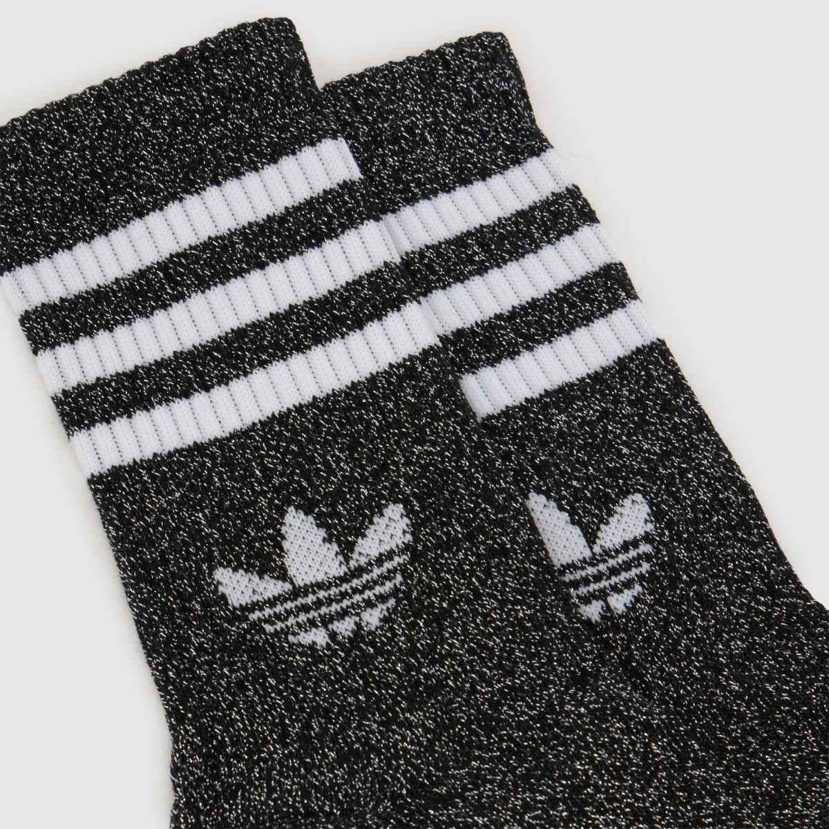 adidas Glitter Crew Sock 2PK in Multi adidas Glitter Crew Sock 2PK 1